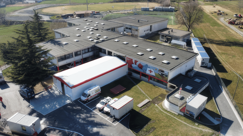 lavori Polo Logistico di Protezione Civile Valle di Susa - Veduta area