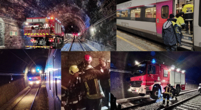 Esercitazione transfrontaliera di evacuazione all’interno della galleria ferroviaria della linea storica del Frejus