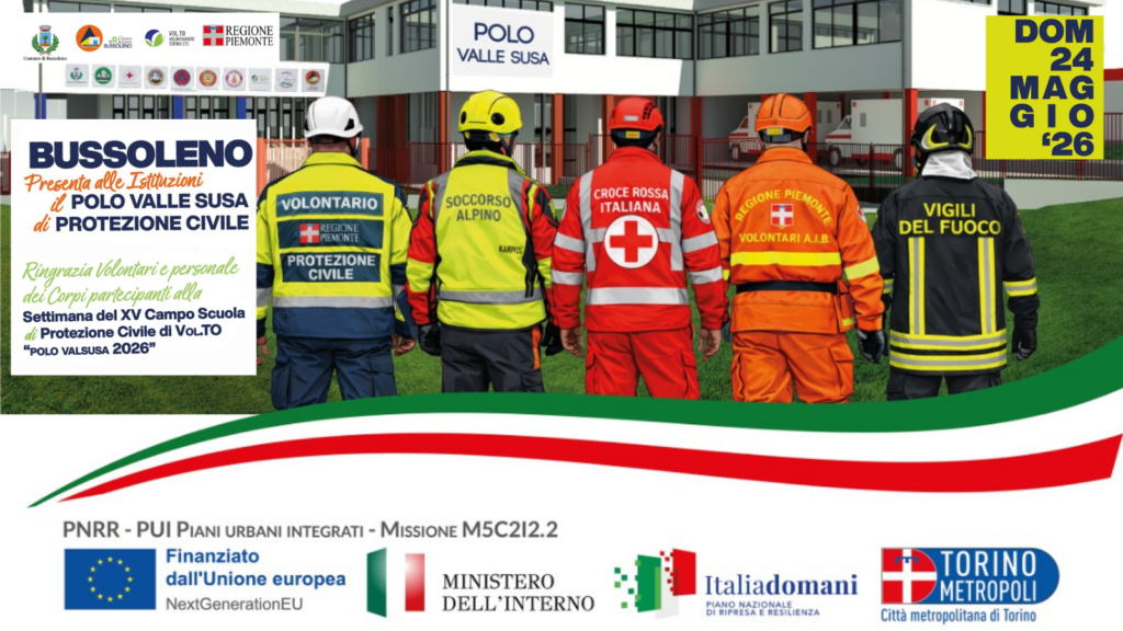 Domani si inaugura il Polo Valle Susa di Protezione Civile: un presidio strategico per tutta la Valle